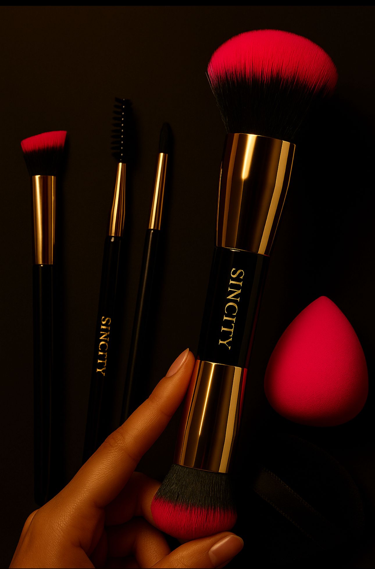 SINCITY 17-Piece Professional Makeup Brush Set