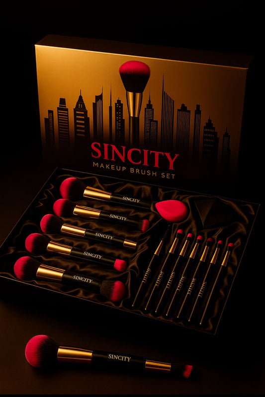 SINCITY 17-Piece Professional Makeup Brush Set